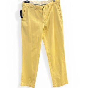Polo Ralph Lauren Classic Fit Yellow Chino Pants 36x32 NWT